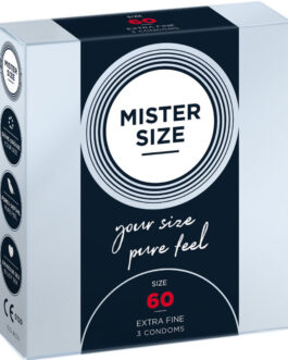 MISTER SIZE – CAMISINHA TAMANHO XL 60 MM (3 UNIDADES)