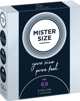 MISTER SIZE – CAMISINHAS TAMANHO XXXL 69 MM (3 UNIDADES)