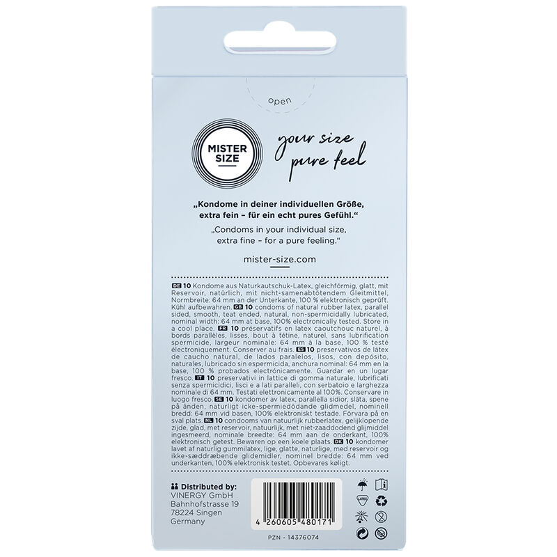 MISTER SIZE - CAMISINHAS TAMANHO XXL 64 MM (10 UNIDADES) - Image 3