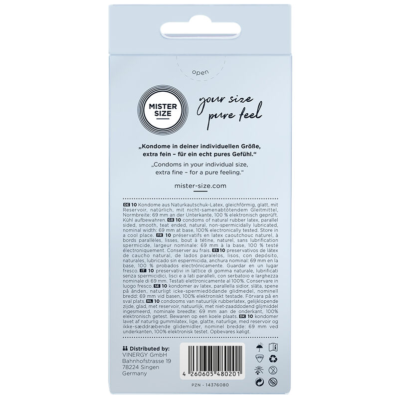 MISTER SIZE - CAMISINHAS TAMANHO XXXL 69 MM (10 UNIDADES) - Image 3