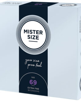 MISTER SIZE – CAMISINHAS TAMANHO XXXL 69 MM (36 UNIDADES)