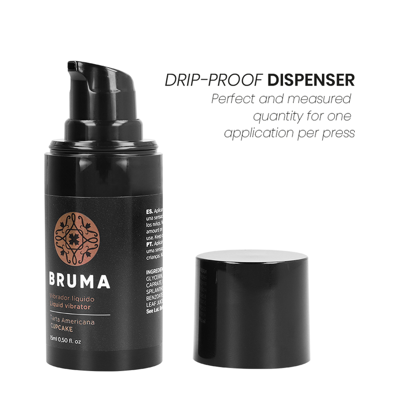 BRUMA - VIBRADOR LÍQUIDO ULTRA DESLIZANTE CUPCAKE 15 ML - Image 4