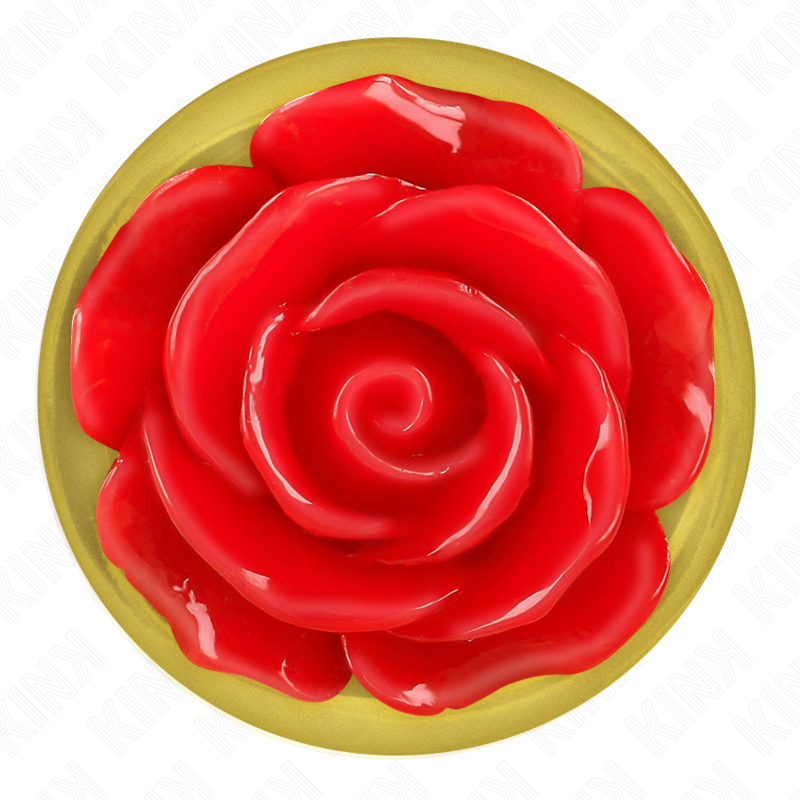 KINK - PLUG ANAL DOURADO ROSA VERMELHO TAMANHO G - Image 5