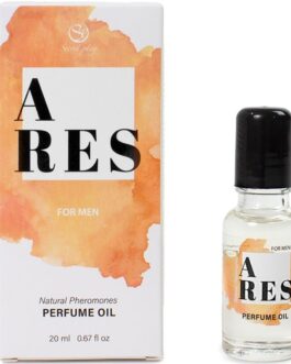 SECRETPLAY – ARES PERFUME NATURAL COM FEROMÔNIOS EM ÓLEO PARA HOMENS 20 ML