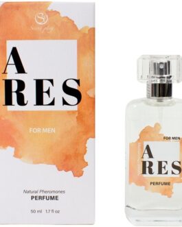 SECRETPLAY – ARES, perfume natural com feromônios em spray para homens, 50 ml