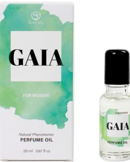 SECRETPLAY – GAIA PERFUME NATURAL COM FEROMÔNIOS EM ÓLEO PARA MULHERES 20 ML