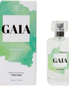 SECRETPLAY – GAIA, PERFUME NATURAL COM FEROMÔNIOS EM SPRAY PARA MULHERES, 50 ML