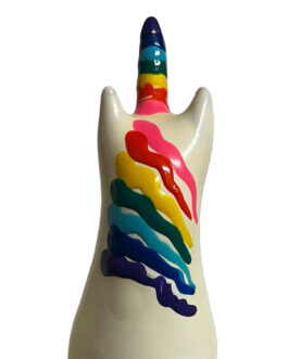 CONDOMERIE – CAMISINHAS DE UNICÓRNIO ARCO-ÍRIS PINTADAS À MÃO