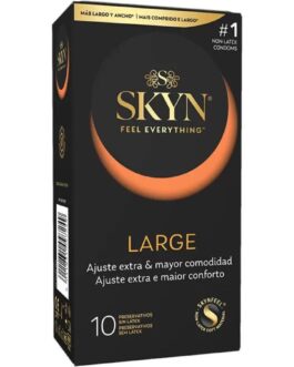 SKYN – CAMISINHAS GRANDES COM AJUSTE EXTRA – 10 UNIDADES