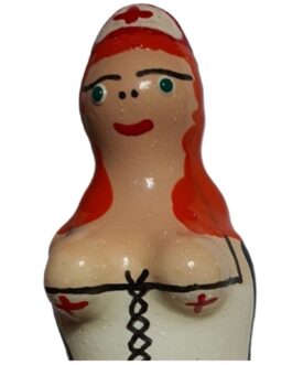 CONDOMERIE – CAMISINHAS DE ENFERMEIRA RUIVA PINTADA À MÃO