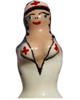 CONDOMERIE – CAMISINHAS DE ENFERMEIRA LOIRA PINTADA À MÃO
