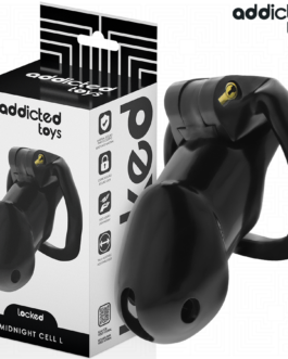 Brinquedos para viciados – Gaiola peniana Mindnight Cell, tamanho G