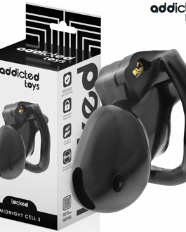 Brinquedos para viciados trancados – Gaiola peniana Mindnight Cell tamanho P