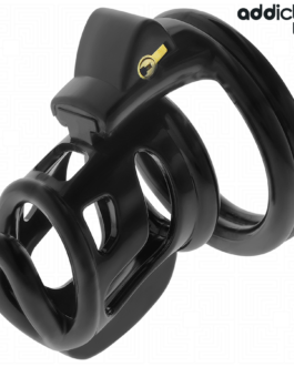 ADDICTED TOYS TRANCADO – GAIOLA DE SILICONE PARA PÊNIS GILDEN CAGE 8,5 CM