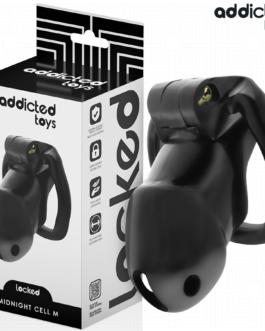Brinquedos para viciados – Gaiola peniana Mindnight Cell, tamanho M