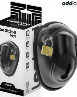 ADDICTED TOYS TRAVADO – GAIOLA DE RESTRIÇÃO SEM CHAVE PARA PÊNIS 11,5 CM