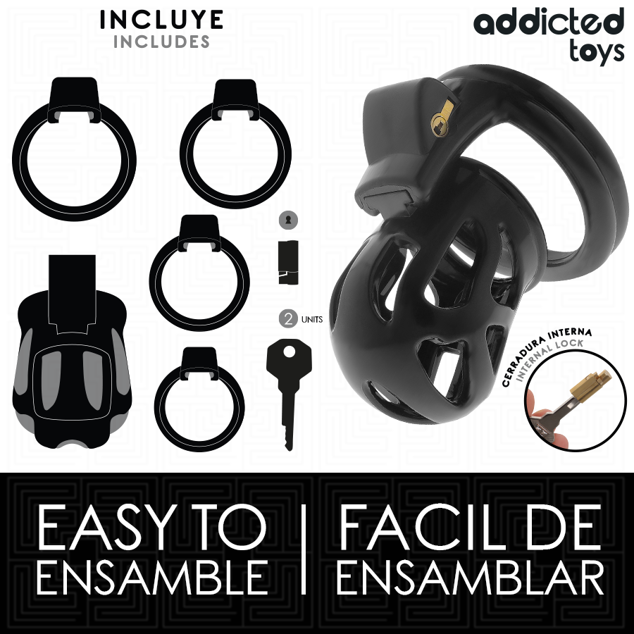 Brinquedos para viciados - Gaiola silenciosa para pênis de 7,5 cm - Image 4