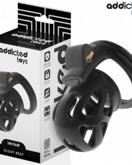 Brinquedos para viciados – Gaiola silenciosa para pênis de 7,5 cm
