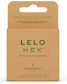 LELO – HEX CAIXA DE CAMISINHAS ORGÂNICAS – 3 UNIDADES