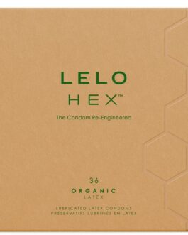 LELO – HEX CAMISINHAS ORGÂNICAS – CAIXA COM 36 UNIDADES