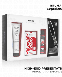 BRUMA XPERIENCE – KIT DE TENTAÇÃO DE MORANGO DOCE COM POTENCIALIZANTE DE ORGASMO