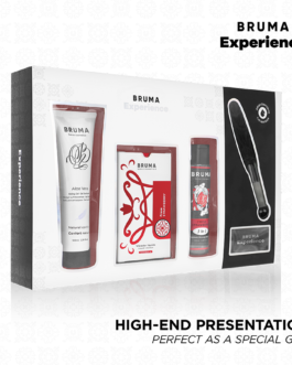 BRUMA XPERIENCE – KIT DE TENTAÇÃO VIBRO-ORGÁSMICA DE MORANGO DOCE