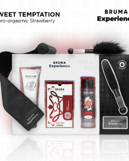 BRUMA XPERIENCE – KIT DE TENTAÇÃO VIBRO-ORGÁSMICA DE MORANGO DOCE