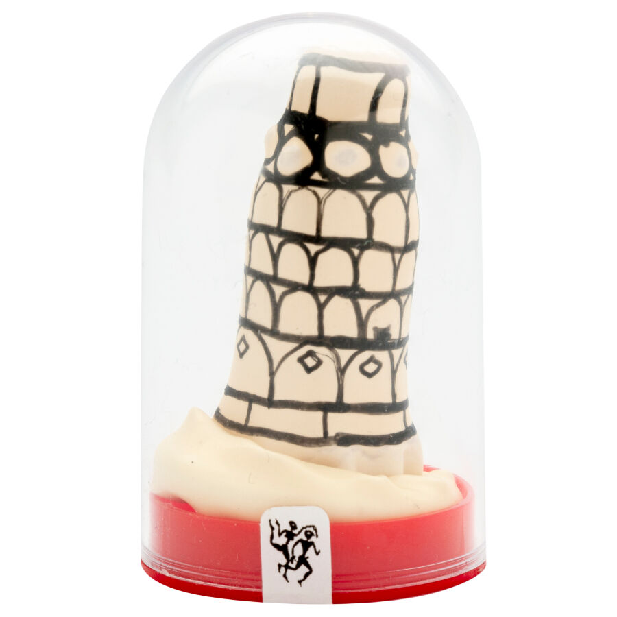 CONDOMERIE - CAMISINHAS DE BRINQUEDO PINTADAS À MÃO COM O TEMA DA TORRE DE PISA