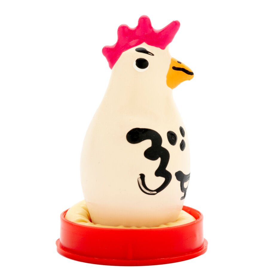 CONDOMERIE - CAMISINHAS DE BRINCADEIRA PINTADAS À MÃO COM ESTAMPA DE GALO ARROGANTE - Image 2