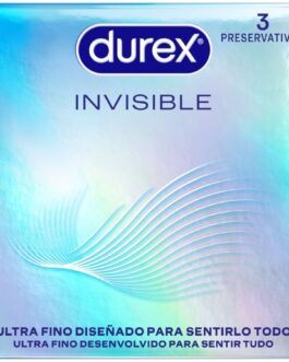 DUREX – CAMISINHAS ULTRA FINAS E INVISÍVEIS – 3 UNIDADES