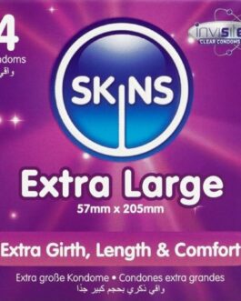 SKINS – CAMISINHAS PREMIUM EXTRA GRANDES – PACOTE COM 4 UNIDADES