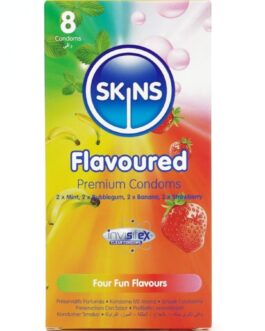 SKINS – CAMISINHAS PREMIUM MULTI SABORES – PACOTE COM 8