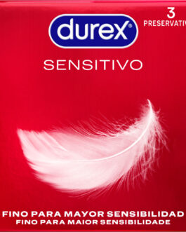 DUREX – CAMISINHAS SENSITIVE – 3 UNIDADES