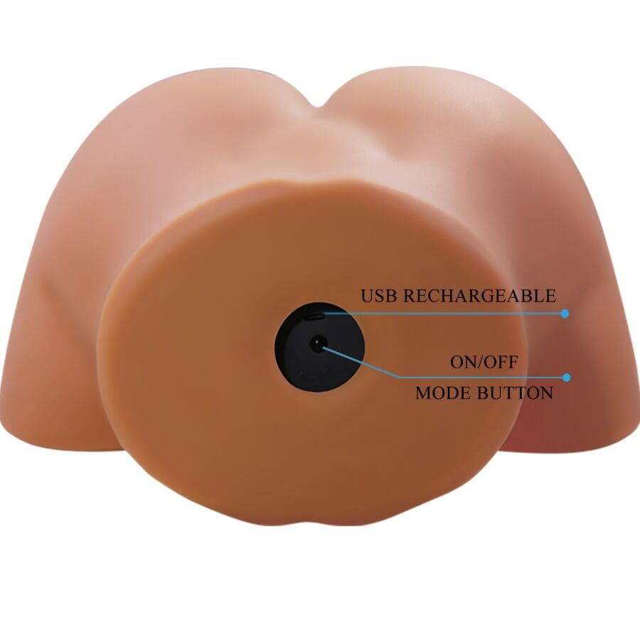 CRAZY BULL - ILANA VIBRADOR E SUCTOR DE BUNDA FEMININA REALISTA COM SOM 6,8 KG - Image 6