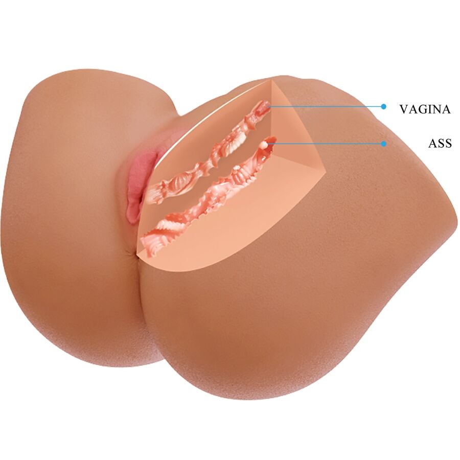 CRAZY BULL - ILANA VIBRADOR E SUCTOR DE BUNDA FEMININA REALISTA COM SOM 6,8 KG - Image 7