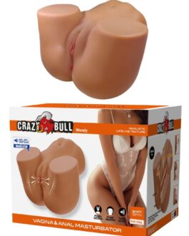 CRAZY BULL – WENDY VIBRADOR E SUCTOR DE BUNDA FEMININA REALISTA COM SOM 11 KG