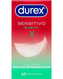 DUREX – SENSITIVO SLIM FIT 10 UNITS