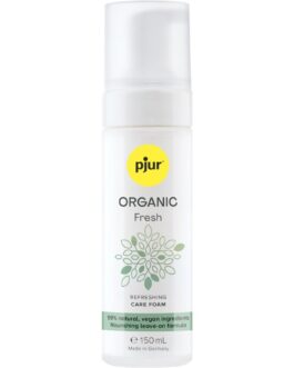 PJUR – ESPUMA REFRESCANTE ORGÂNICA E FRESCA, VEGANA, SEM ENXÁGUE, 150 ML