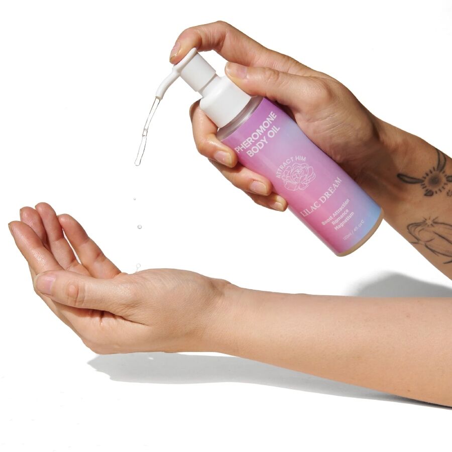 EYE OF LOVE - ÓLEO CORPORAL BLOOM LILAC DREAM COM FEROMÔNIOS 120 ML - Image 2