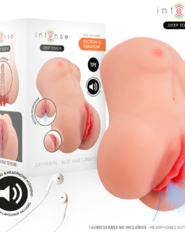 Toque profundo e intenso – Masturbador vibratório e de sucção Catherine com voz