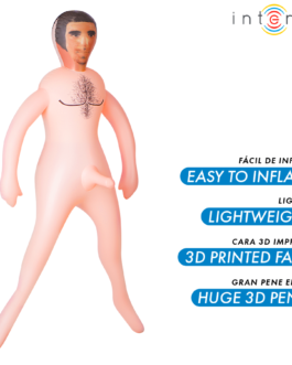 Boneca inflável Anthony da Intense Dolls com pênis 3D