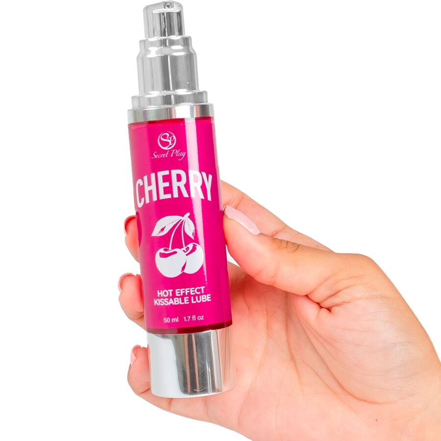 SECRETPLAY - LUBRIFICANTE AQUECEDOR DE CEREJA 50 ML - Image 2