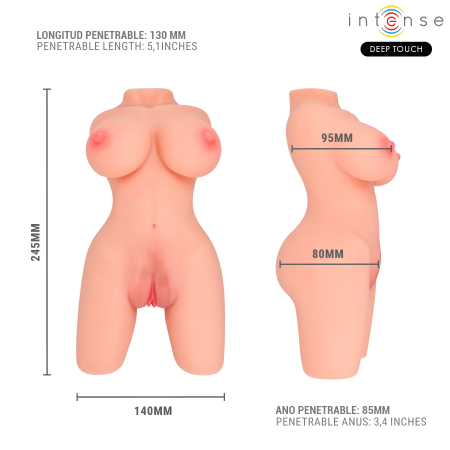 TOQUE PROFUNDO INTENSO - JESSE TORSO DUPLA VAGINA E MASTURBAÇÃO ANAL - Image 6
