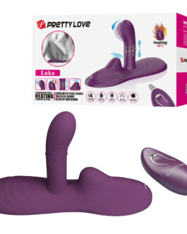 PRETTY LOVE – VIBRADOR DE SENTADO LUKA COM EFEITO DE CALOR E CONTROLE REMOTO