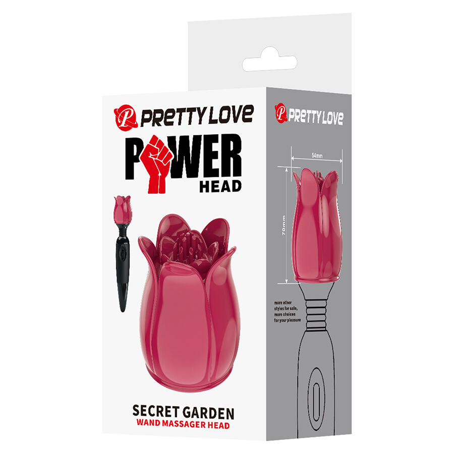 PRETTY LOVE - CABEÇA DE MASSAGEM ROSA JARDIM SECRETO - Image 9