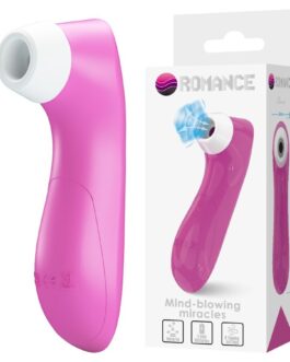 ROMANCE – DISPOSITIVO DE SUCÇÃO CLITORIAL COM TECNOLOGIA DE PULSAÇÃO ROSA