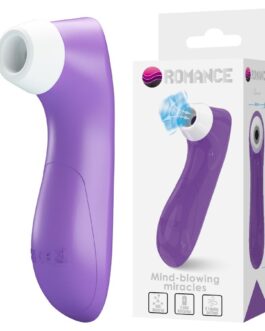 ROMANCE – APARELHO DE SUCÇÃO CLITORIAL COM TECNOLOGIA DE PULSAÇÃO ROXO