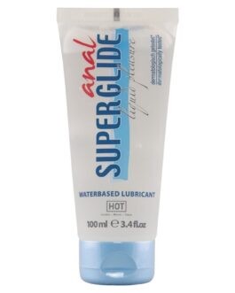 HOT – ANAL SUPERGLIDE LUBRIFICANTE LÍQUIDO PARA PRAZER ANAL 100 ML