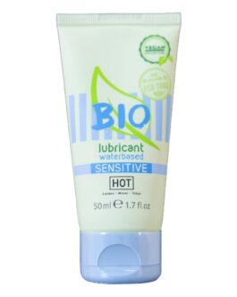 HOT – BIO LUBRIFICANTE À BASE ÁGUA SENSITIV 50 ML