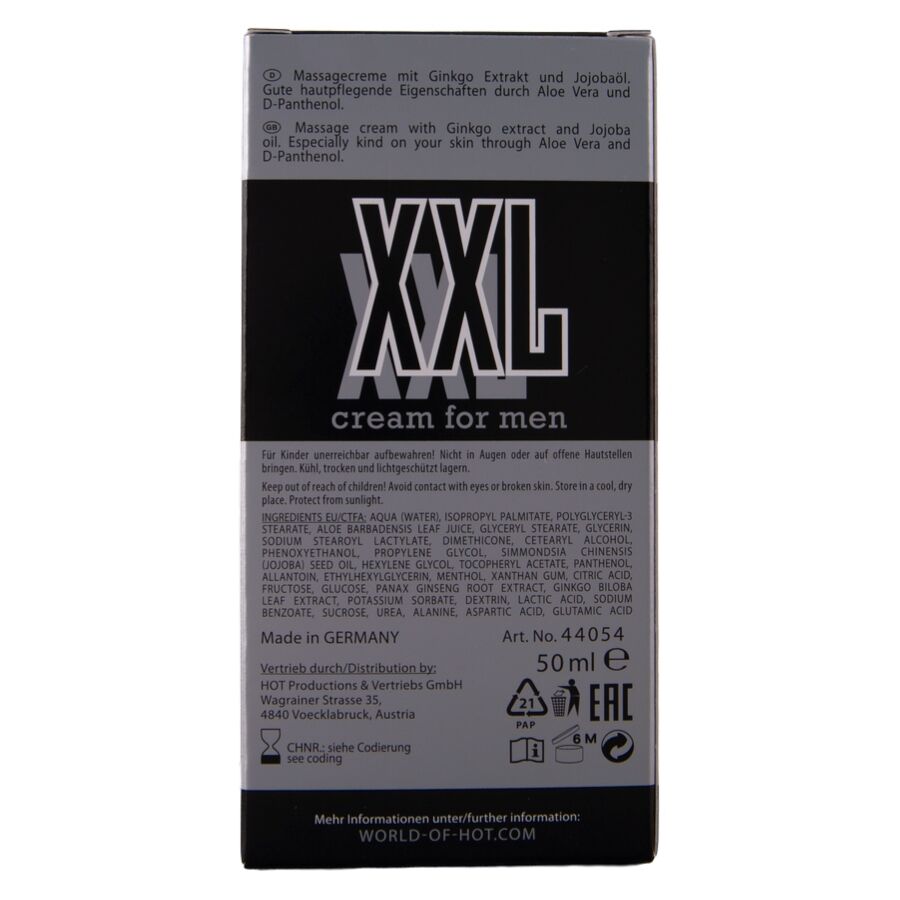 Creme quente XXL para homens 50 ml - Image 6